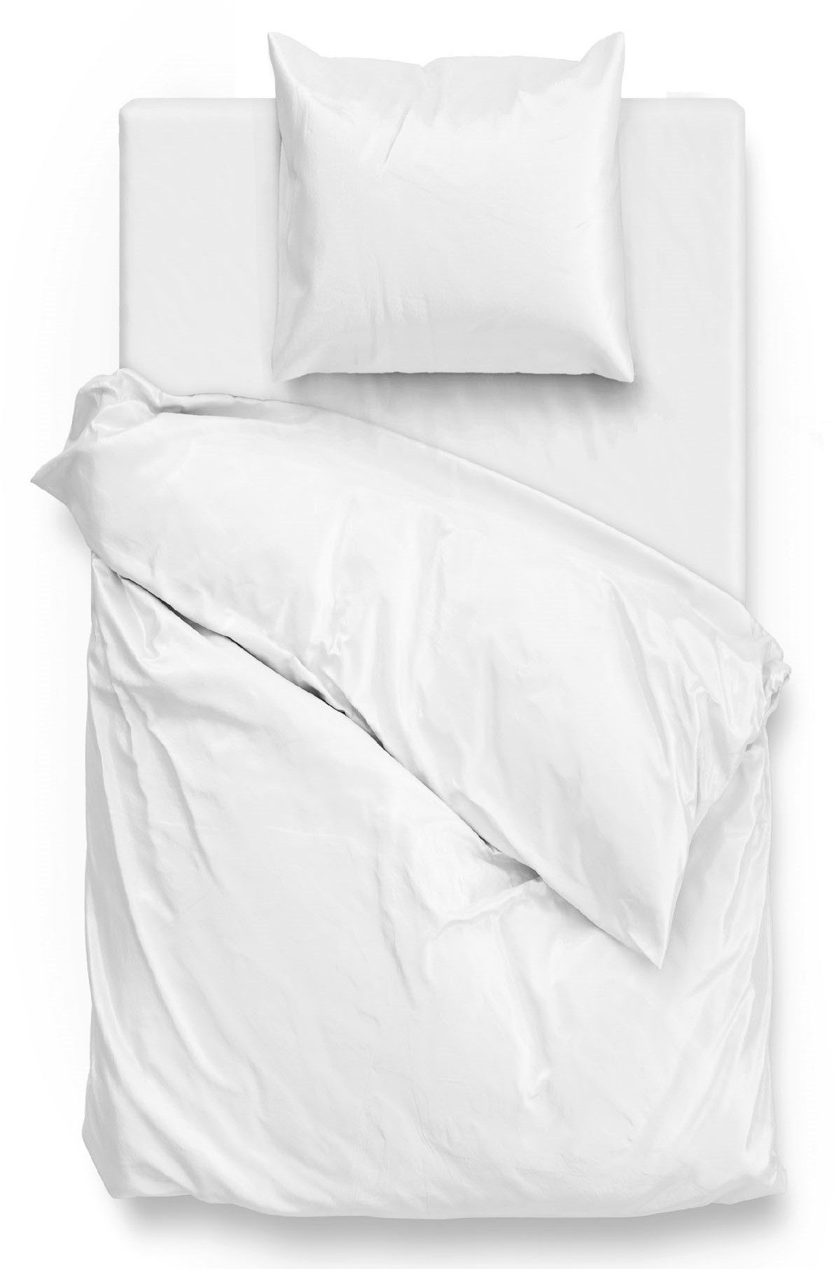 ZO HOME Bettwäsche Satinado, Mako-Satin, 1 teilig, Bettwäsche aus 100% Baumwolle, hochwertige Mako-Satin