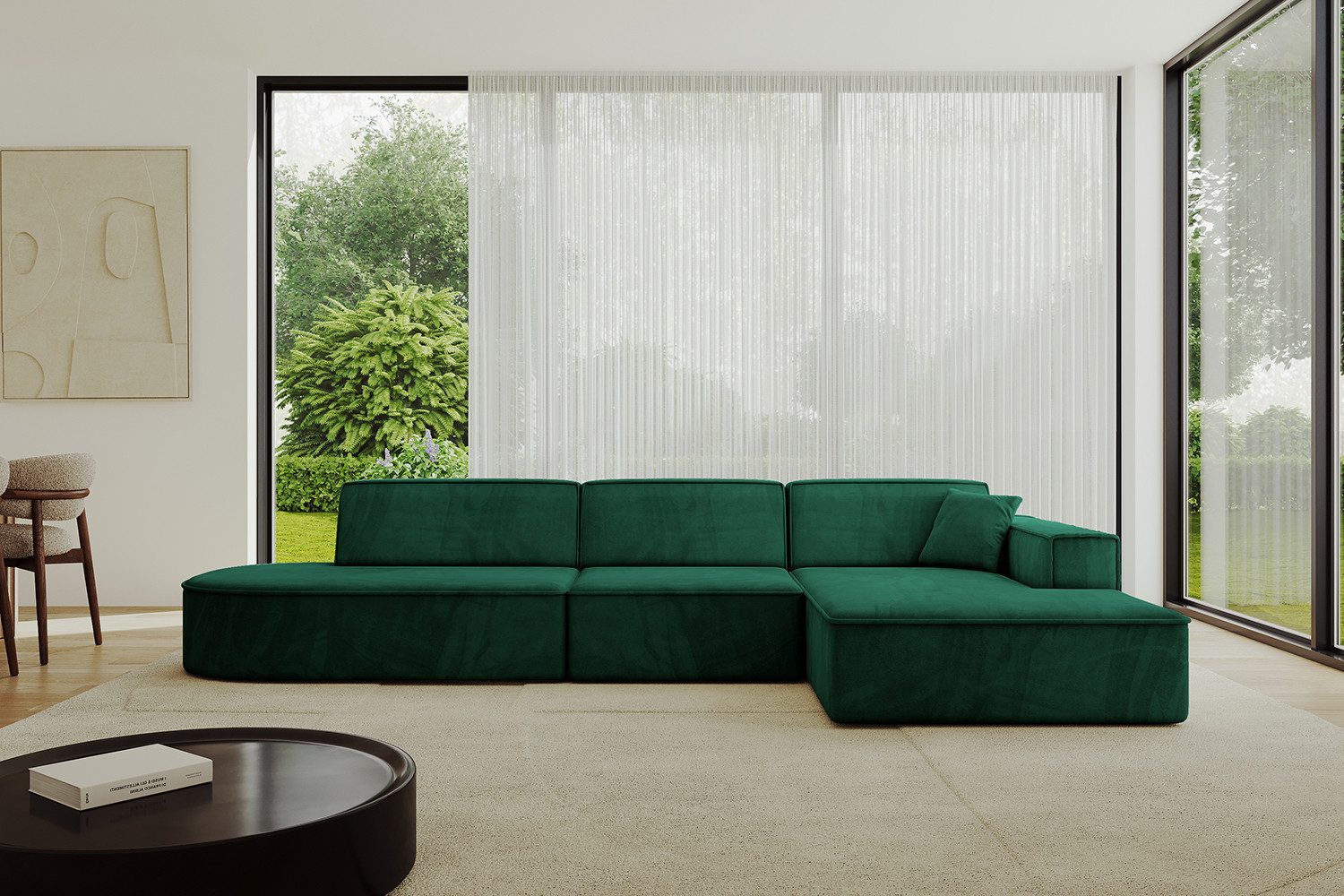 ALTDECOR Ecksofa IREA-L2-v4, Sofa Praktische Bequeme Funktionsecke Couch L-Form Eckcouch, Corner Sofa L-Form Vielseitige Sofa Wohnlandschaft Wohnzimmer