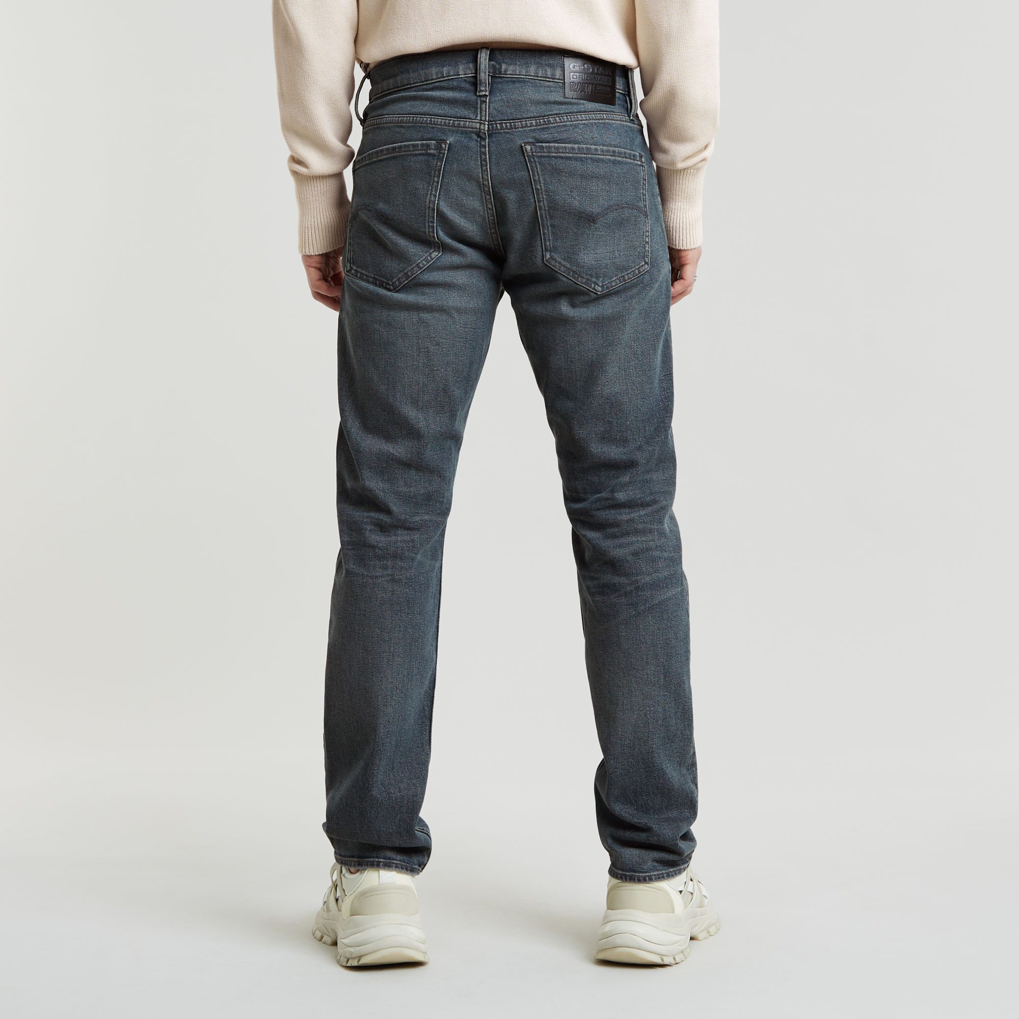 G-STAR Straight-Jeans Mosa Straight mit hellen Nähten – Bild 4 von 5