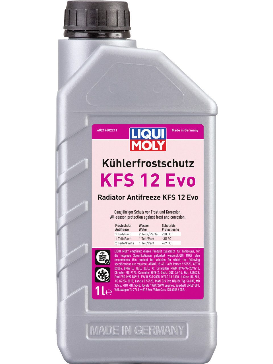 Kühlerfrostschutz Liqui Moly Kühlerfrostschutz KFS 12 Evo 1L