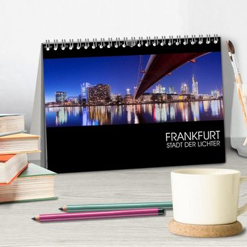 CALVENDO Wandkalender Frankfurt (Tischkalender 2024 DIN A5 quer), CALVENDO Monatskalender