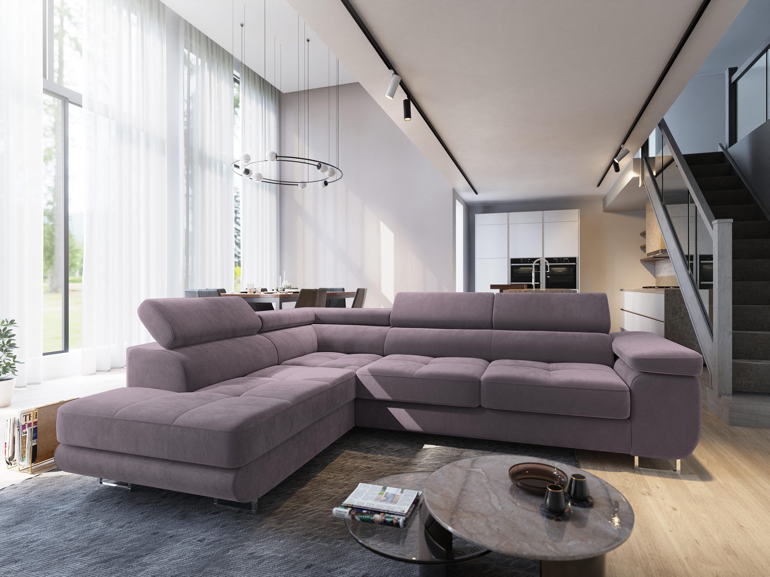 Masseno Ecksofa SELVA mit Schlaffunktion L-Form, günstig online kaufen