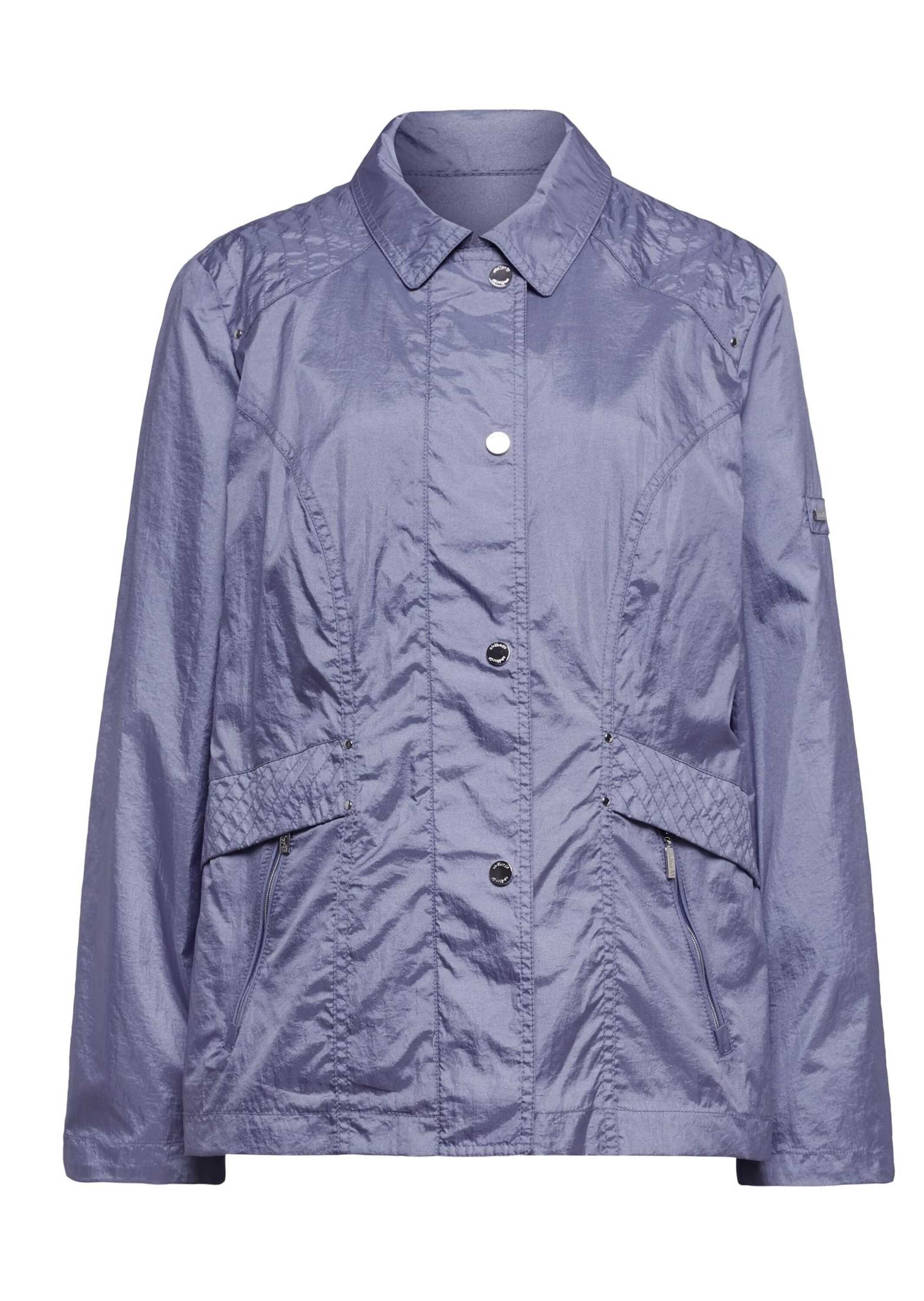 Allwetterjacke Kurzgröße: Freizeitjacke mit Steppdetails