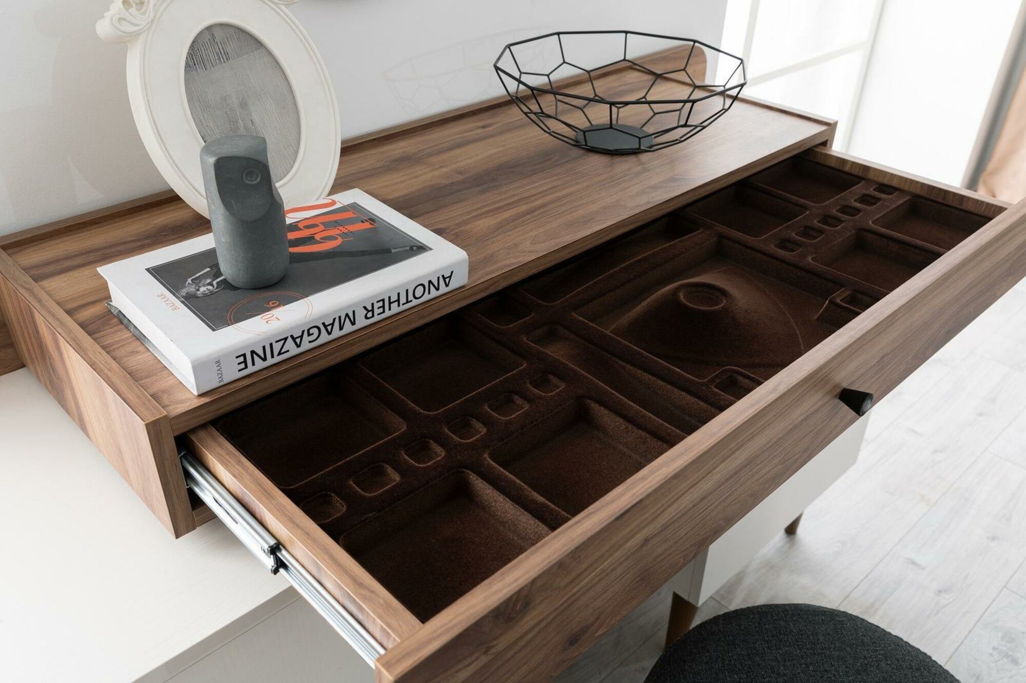 JVmoebel Schminktisch Weißes Schlafzimmer Set Designer günstig online kaufen