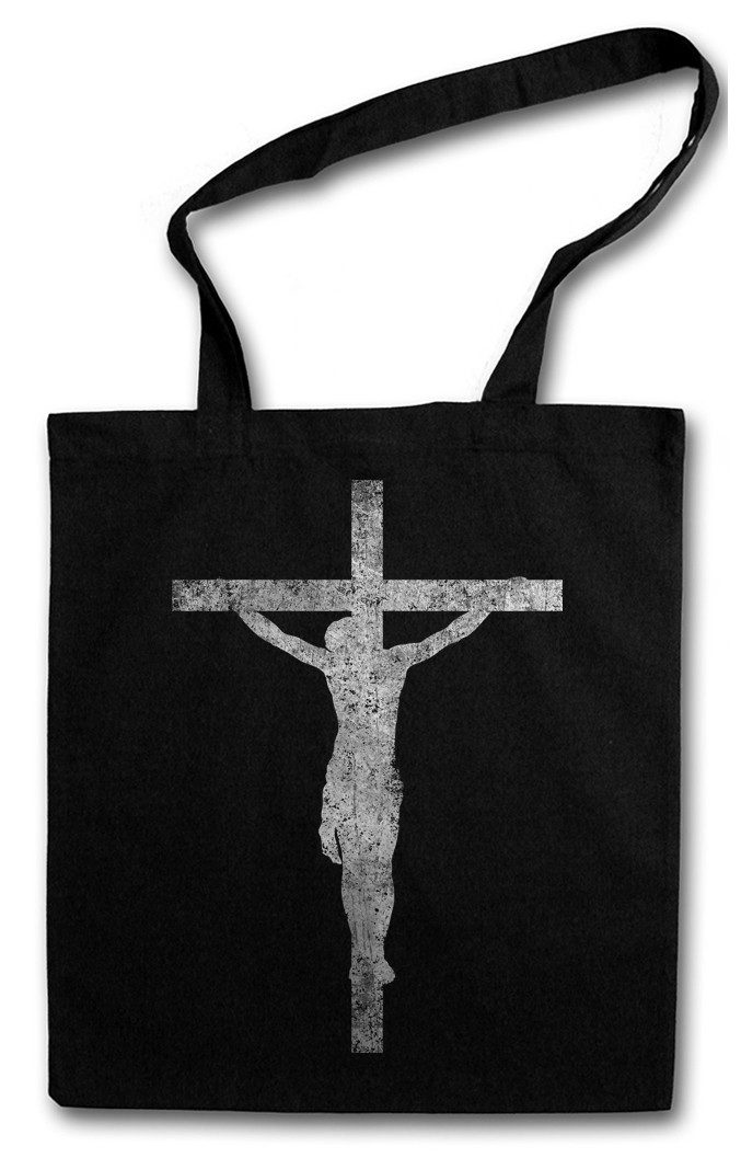 Beuteltasche Jesus Cross Stofftasche Christ Messiah Messias Christentum Christus