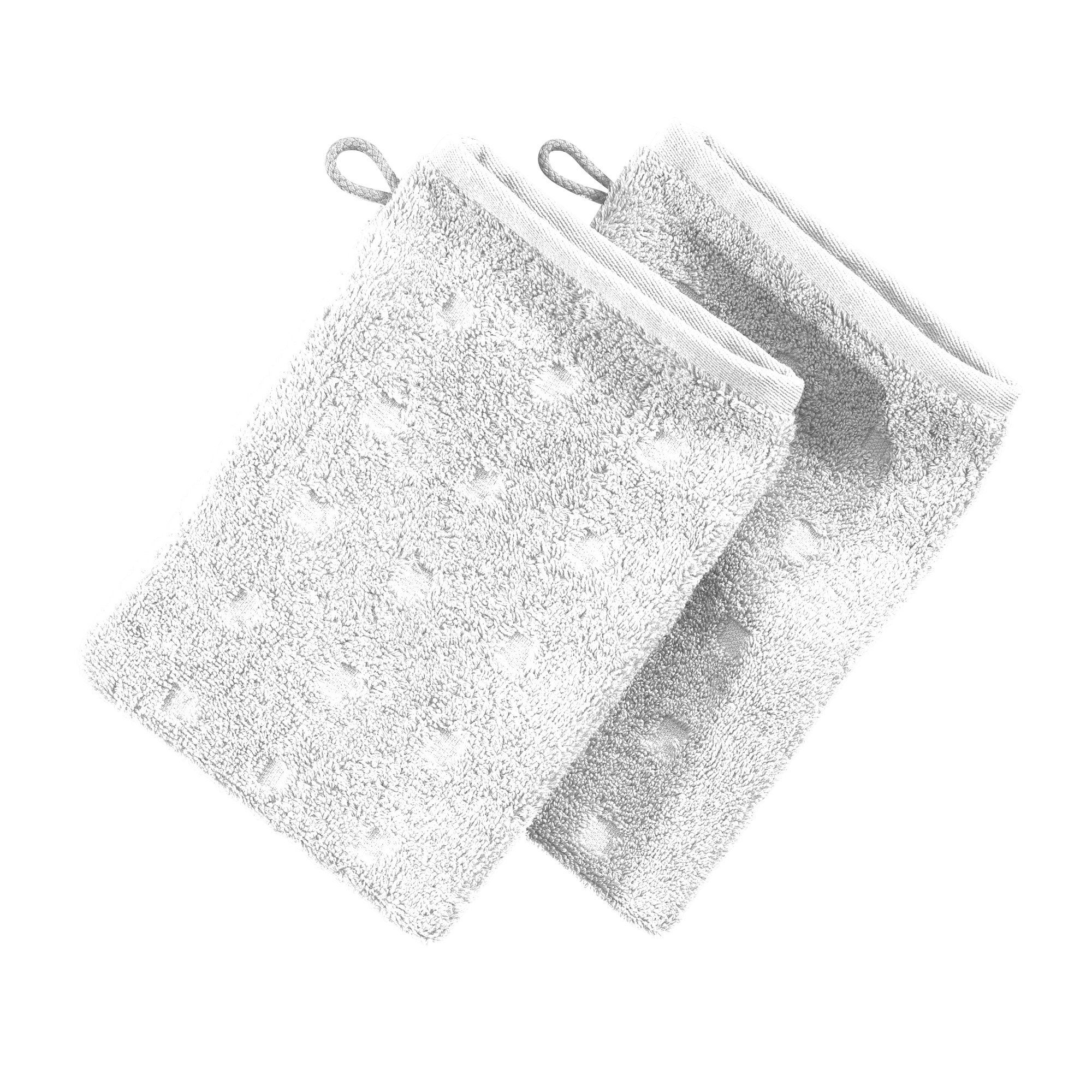 Waschhandschuh Waschhandschuh 2er-Pack "Quadretti"