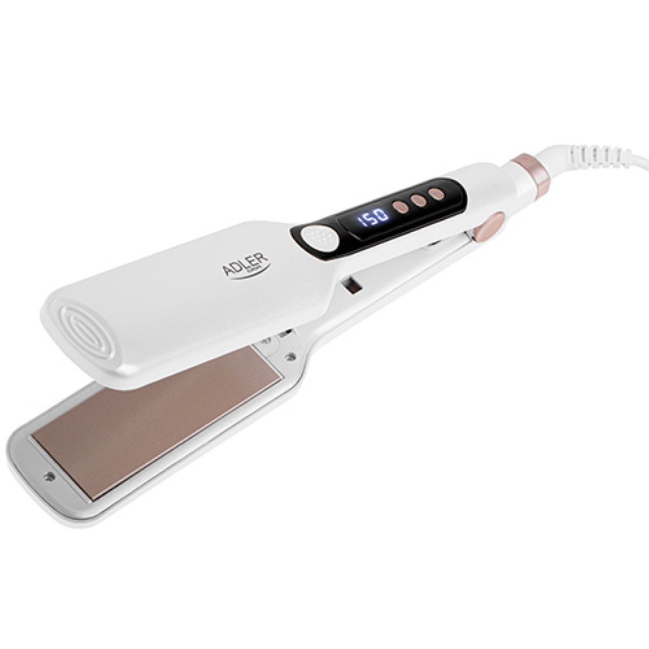 Adler Glätteisen AD 2325, mit LCD-Display und Keramikbeschichtung, 7 Temperaturstufen