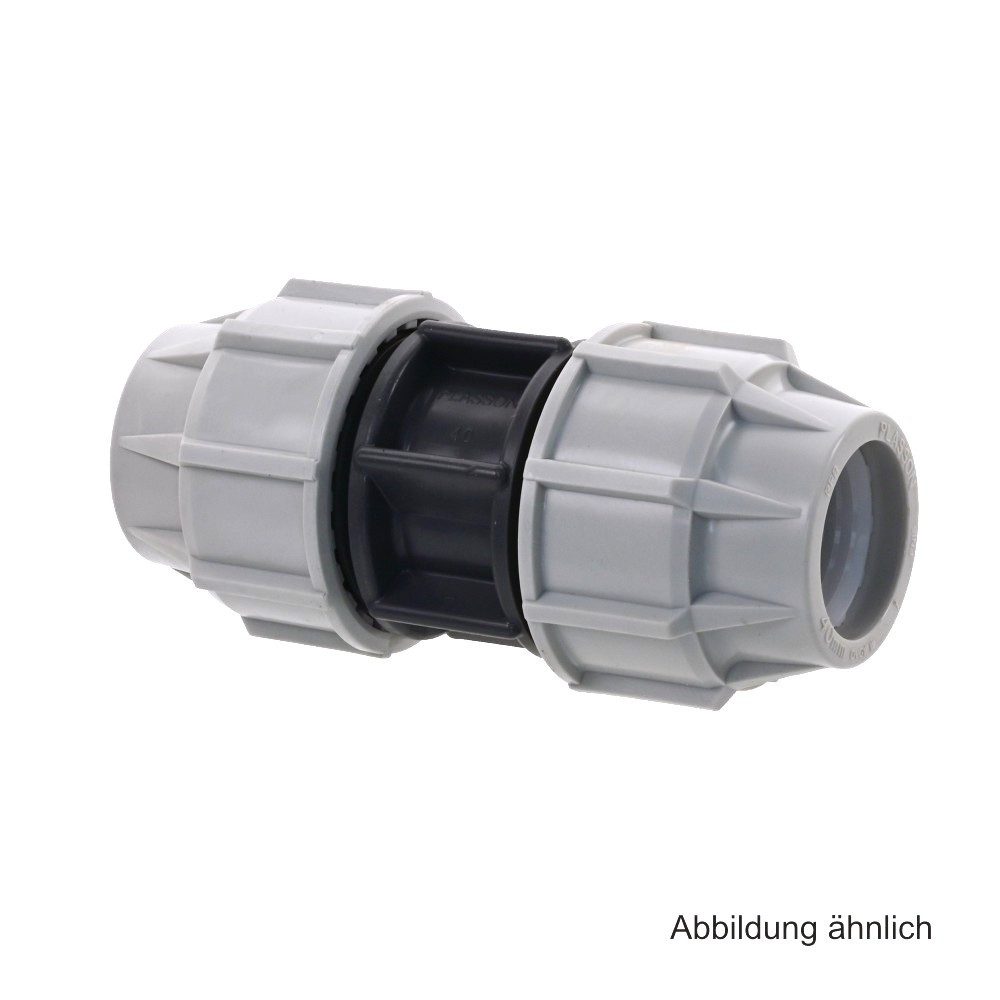Plasson Wasserrohr Plasson Serie 18, Kupplung, 20 mm