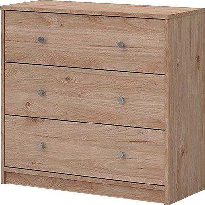 einfache Jackson x cm Schubkastenkommode, Hickory Selbstmontage, x Stauraum, Home natur affaire 68,3 Knopfgriffe, | 72,4 30,1