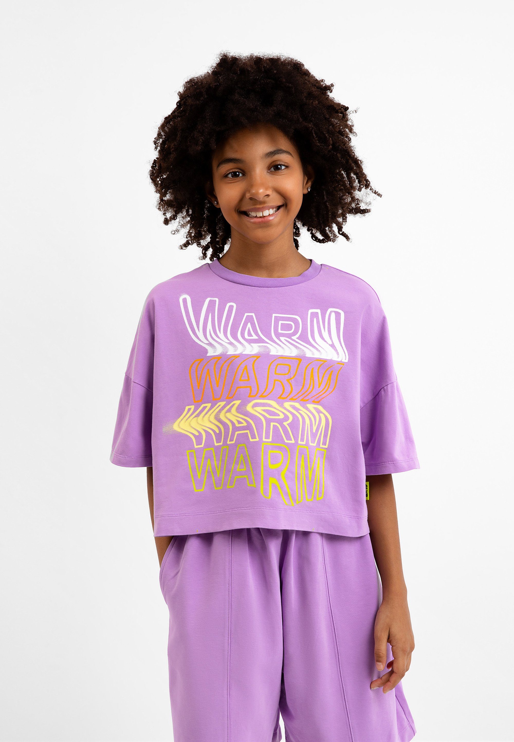 Gulliver T-Shirt mit trendigen Prints auf Front und Rückseite