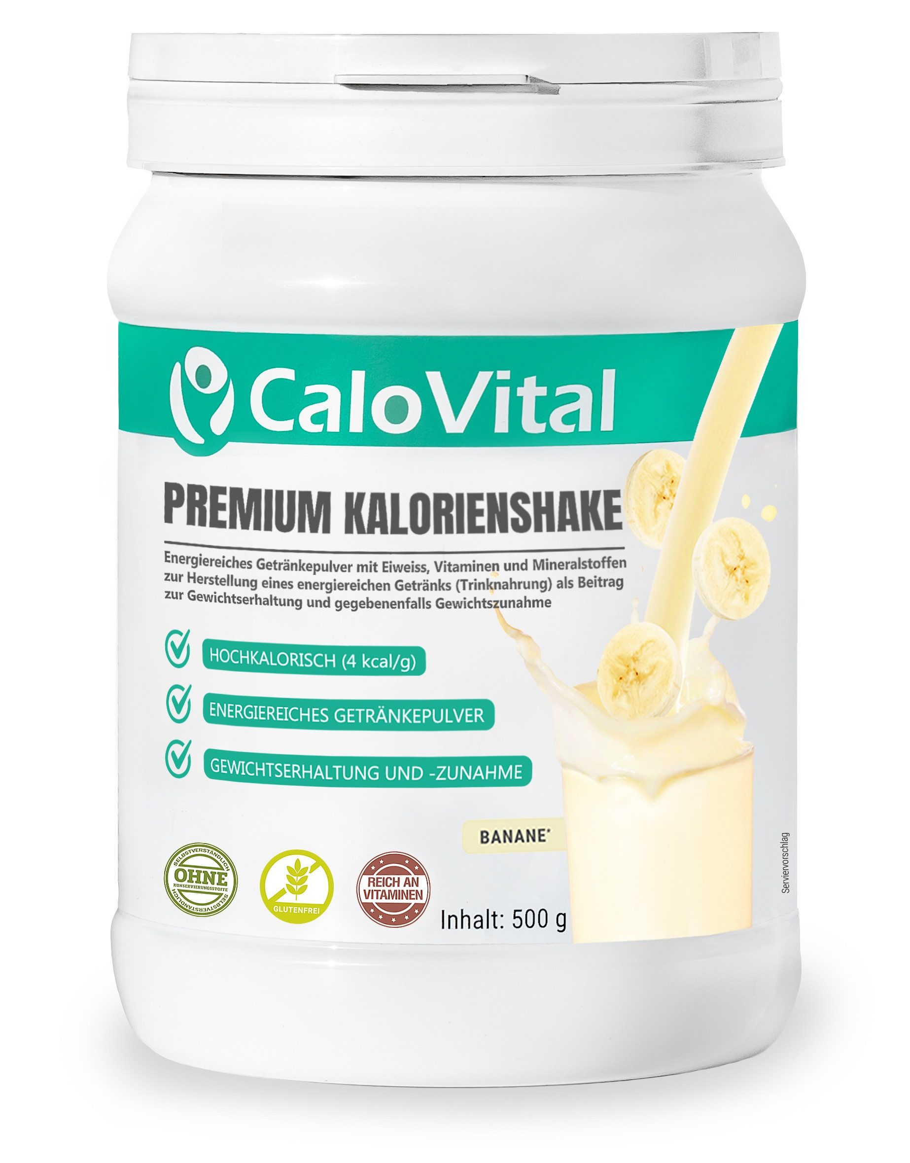 CaloVital Zunehmen hochkalorische Trinknahrung Gewichtszunahme CaloVital 500g Pulver, 1 St.