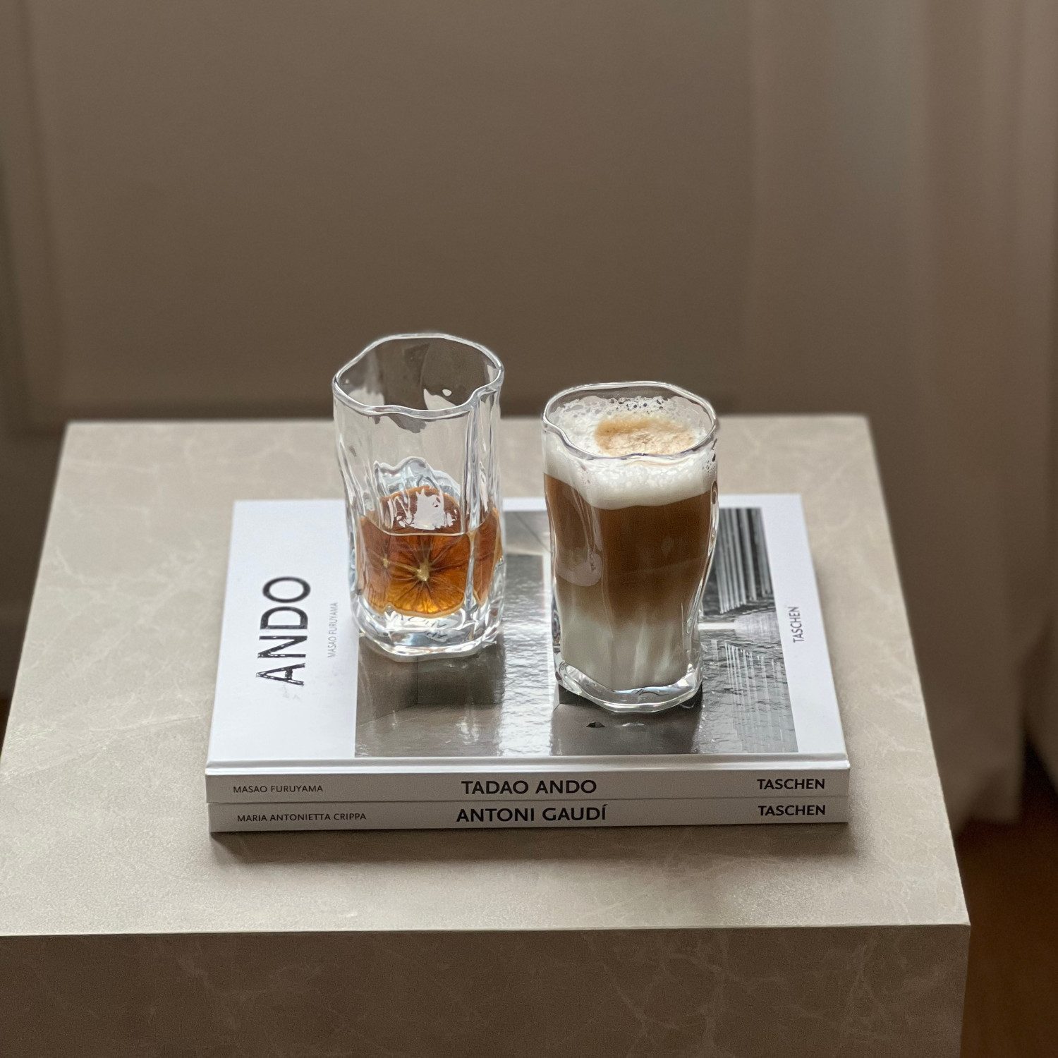 Zoha Glas Diamond Clear Glas Trinkgläser Cocktailgläser, 8-tlg., Glas, Hitzebeständig Eiskaffeegläser Tee Wasser Saft Kaffee – Bild 2 von 4