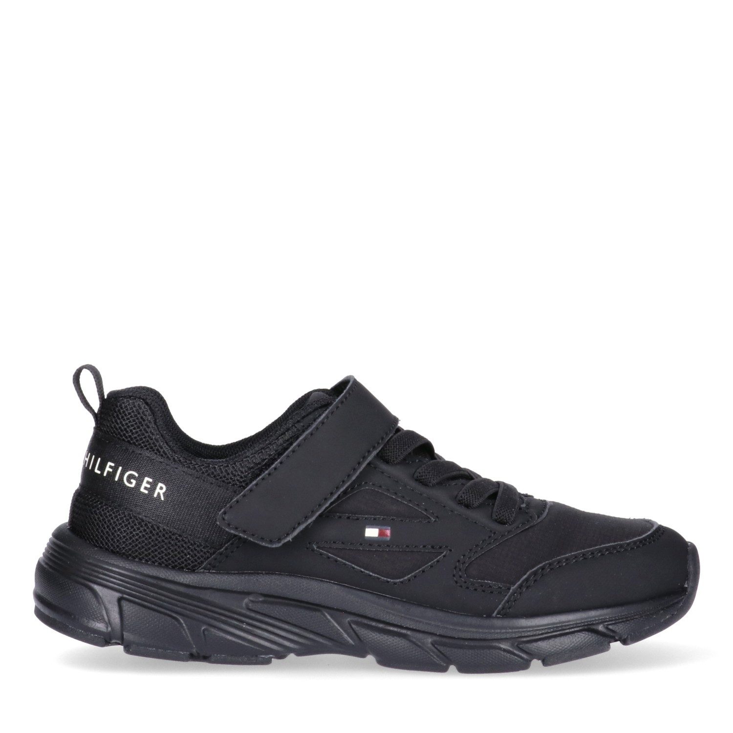 Tommy Hilfiger Sneaker Freizeitschuh, Halbschuh, Slipper mit elastischen Schnürsenkeln