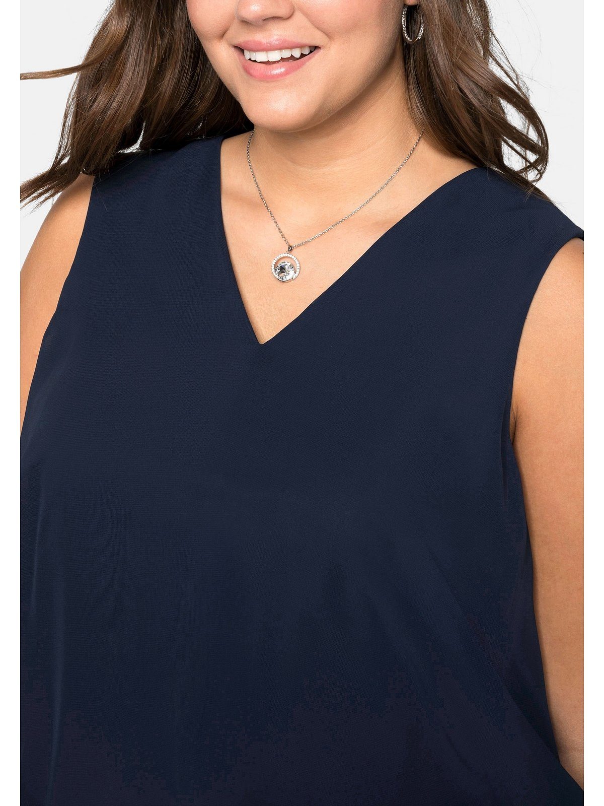 Sheego Jumpsuit Große Größen im Lagenlook