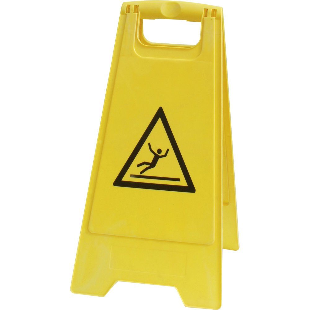 Warnschild VISO PSG680 Warnaufsteller Rutschgefahr (B x H) 300 mm x 600 mm ISO 7