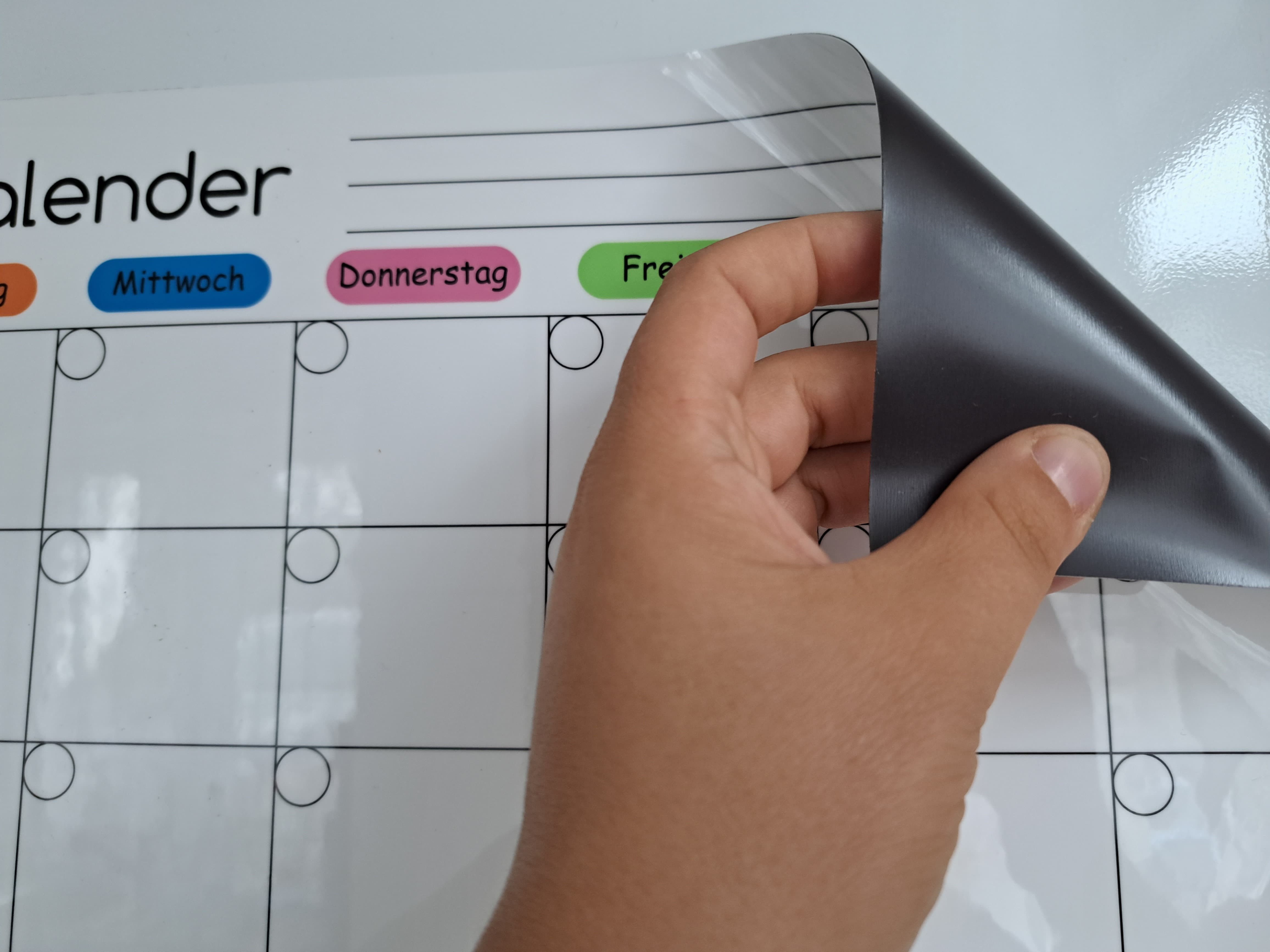 S-HubOla/SHubOla Monatskalender Magnetischer Monatsplaner, Wochenplaner- Whiteboard DIN A3, S-Hubola, magnetisch, für Kühschrank