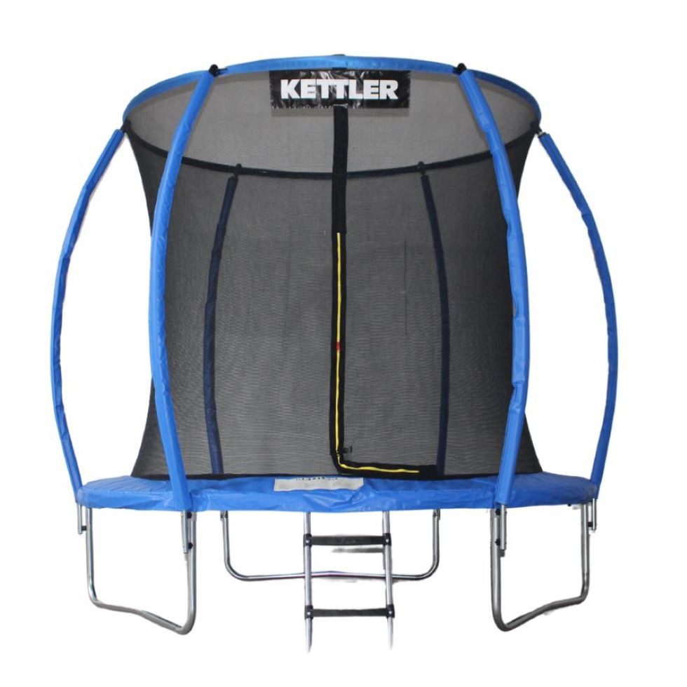 KETTLER Gartentrampolin KETTLER Outdoor Trampolin JUMP, Ø 244 cm, Randabdeckung grau