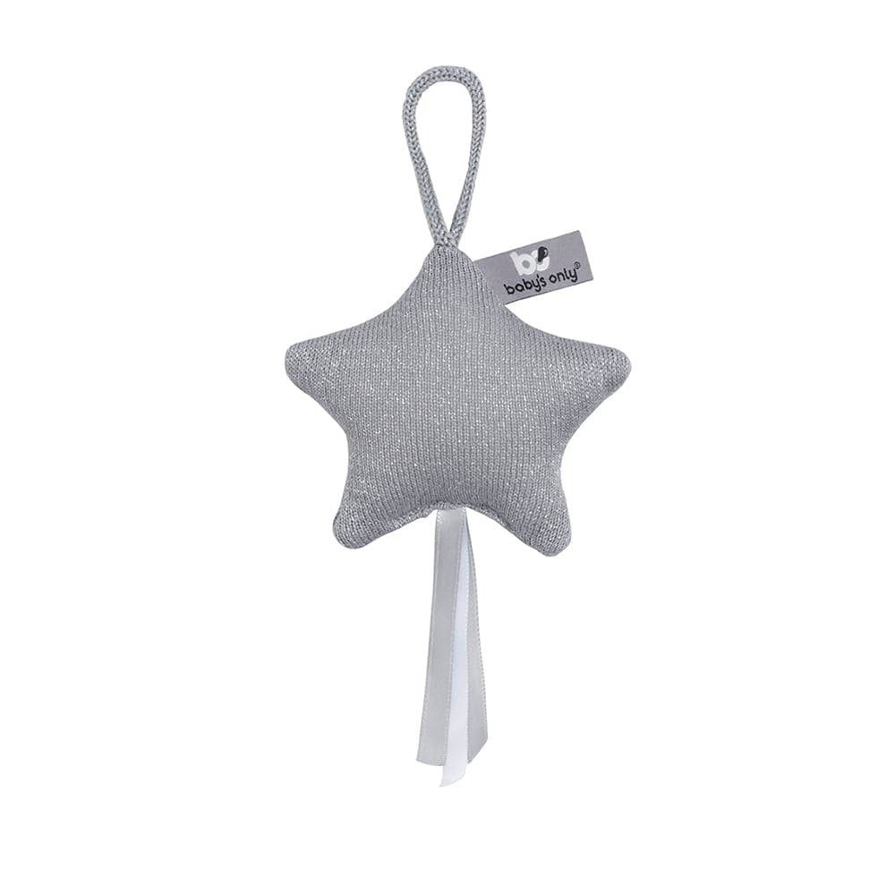 Baby’s Only Rassel Baby's Only Hängdeko 1 Stern Sparkle silbergrau