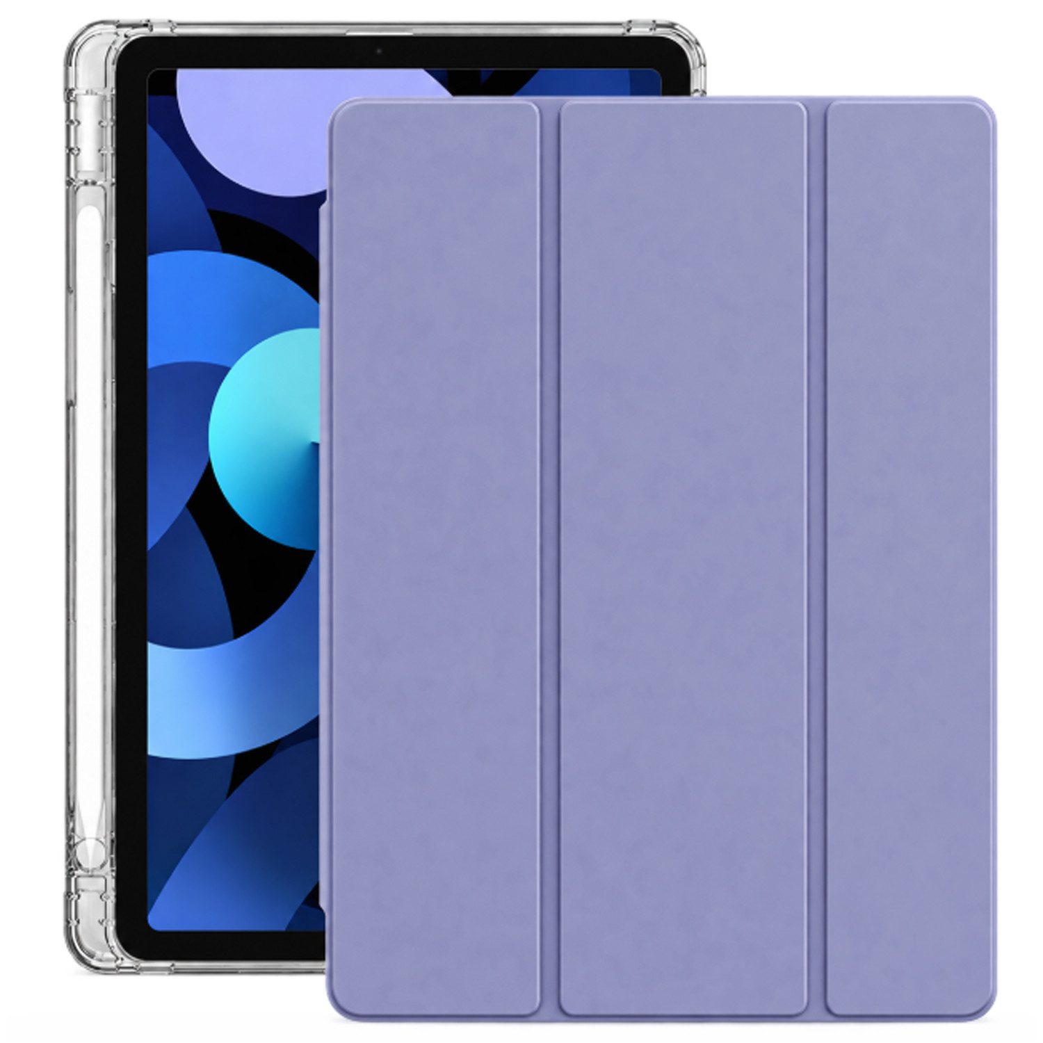 BOOD Tablet-Hülle für iPad 11. Gen 11 Zoll 2025 (A16), iPad 10. Gen 10,9 Zoll 2022 11 zoll, 10,95 zoll, stoßdämpfende transparente Hülle mit Auto‑Sleep‑Wake‑Funktion