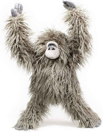 Uni-Toys Kuscheltier Gorilla "Raggy", mit Klettverschluss - 55 cm - Plüsch-Affe, Plüschtier, zu 100 % recyceltes Füllmaterial