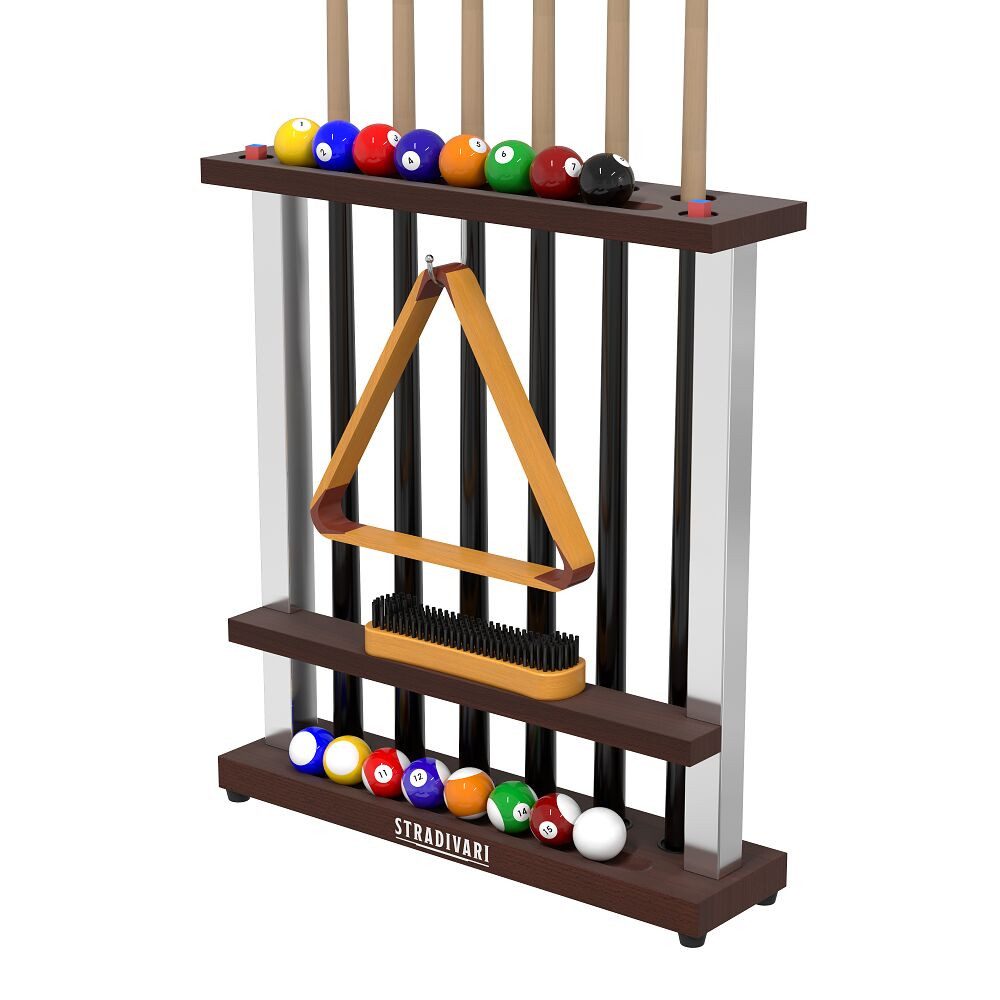 Stradivari Billardtisch Billard-Queue Ständer Francesca, Stilvolles, zeitloses Design