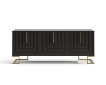 Swema Sideboard Monte-Prado mit dekorativer Fräsung und Soft-Close-Funktion