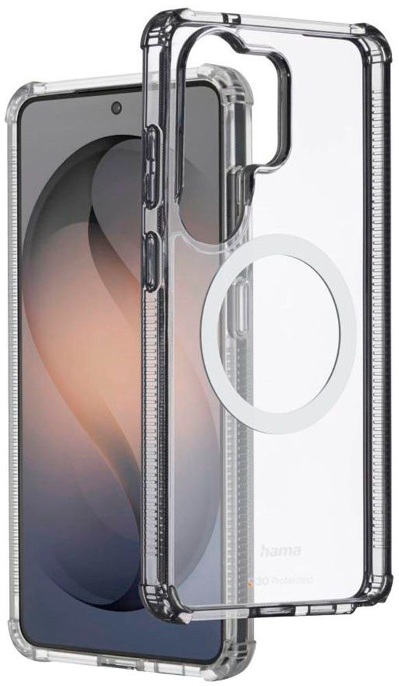 Hama Smartphone-Hülle Handyhülle für Galaxy S26 Ultra, magnetisch, durchsichtig, ultradünn, transparent, vergilbungsarm, bezogene Seitentasten