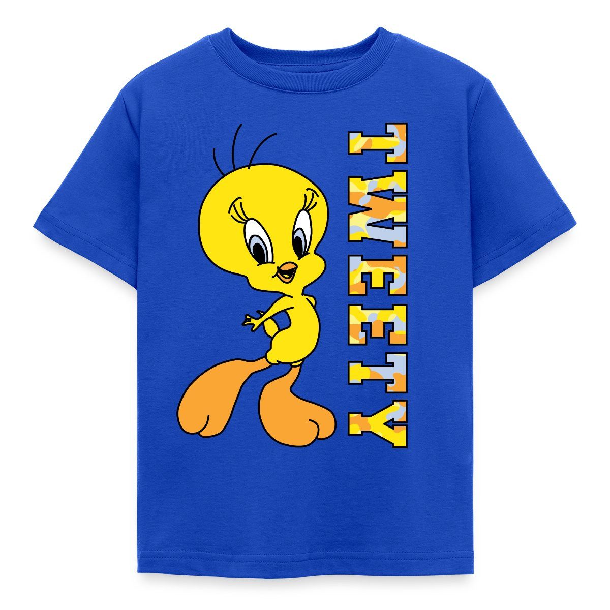 T-Shirt Looney Tunes Tweety Camouflage Kinder T-Shirt