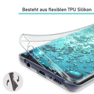Numerva Handyhülle Full TPU für Apple iPhone 8 Plus, 360° Handy Schutz Hülle Silikon Case Cover Bumper