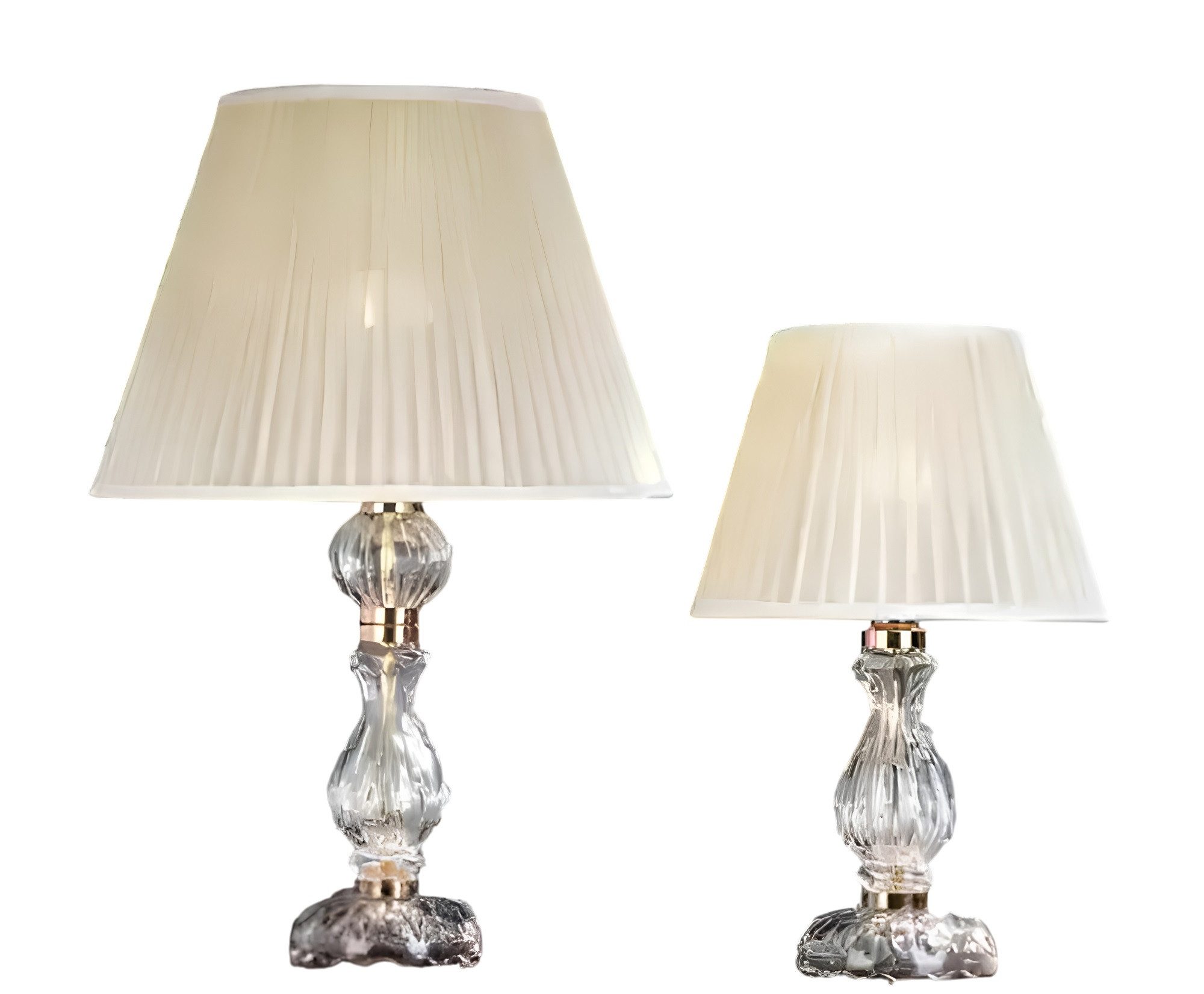 Xlmoebel Nachttischlampe Weiße Tischlampe im Antik-Stil für gemütliche Wohnzimmerbeleuchtung, Hergestellt in Europa