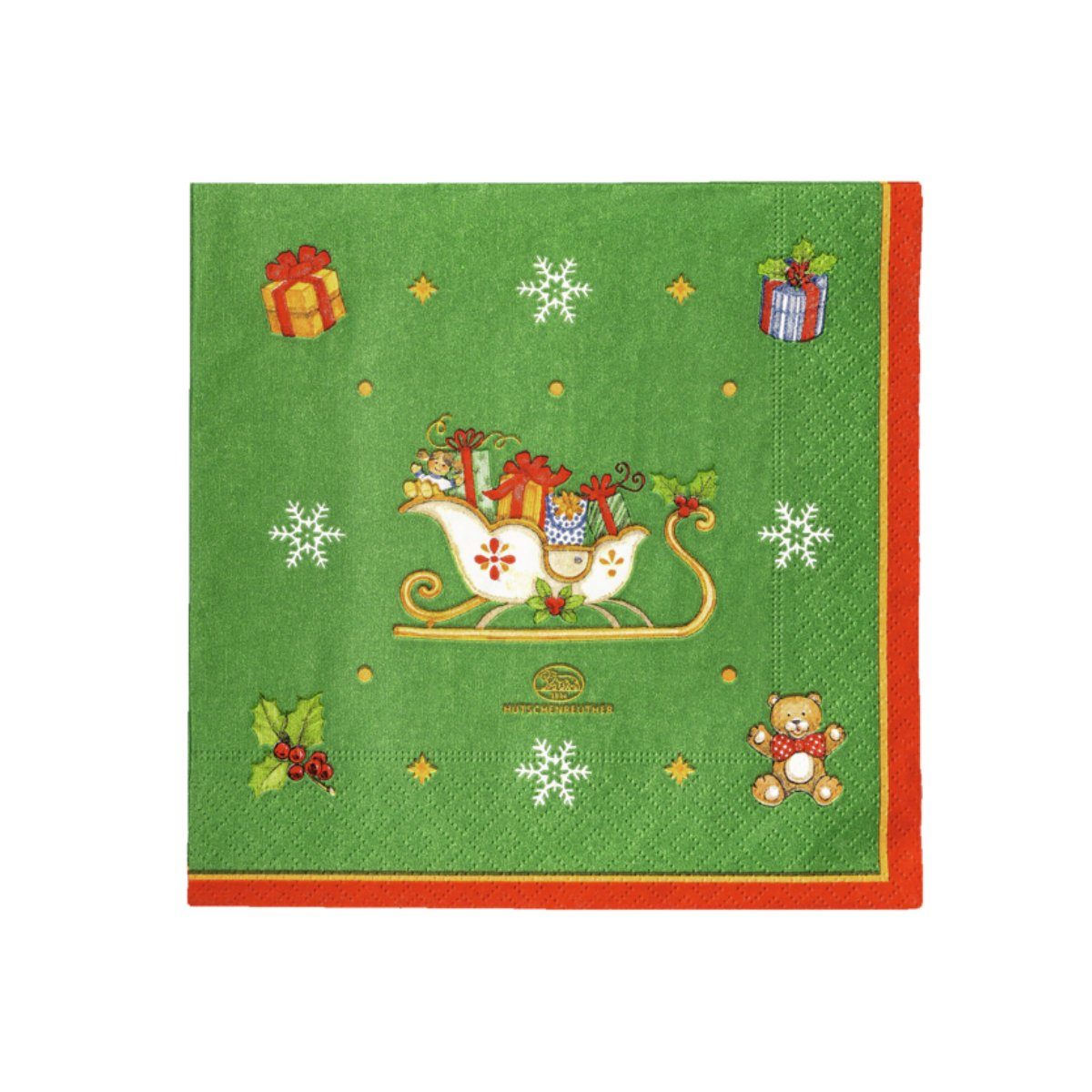 Hutschenreuther Papierserviette Happy Wintertime Weihnachtsdekoration, 33x33 cm