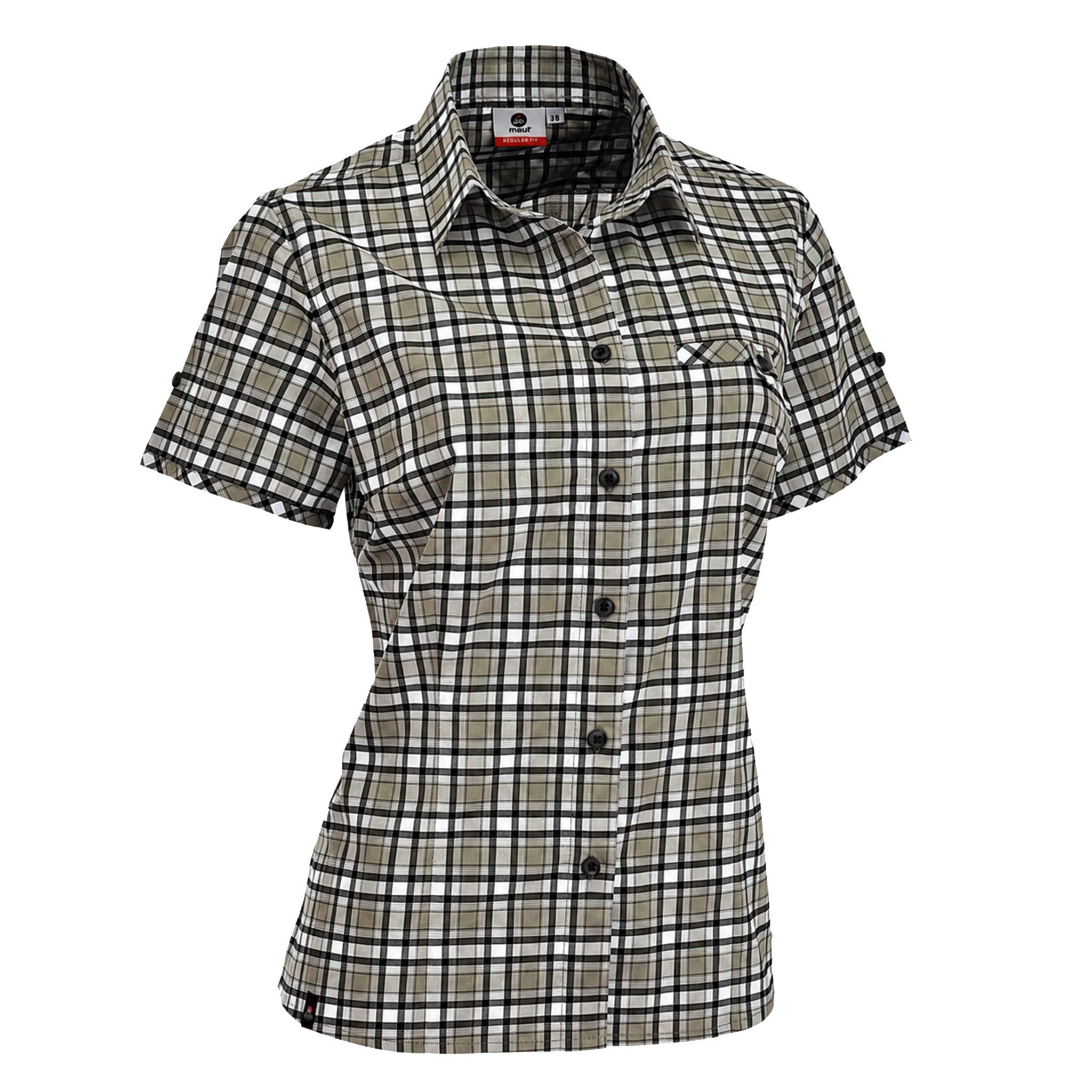Maul Elbe II Damen Bluse, braun, Gr. 44