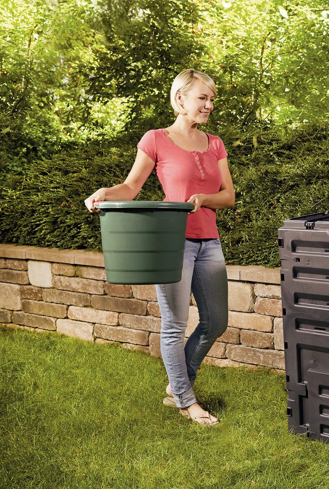 GARANTIA Aufbewahrungskorb Garantia Rundbehälter Toni 45 l – Bild 4 von 5