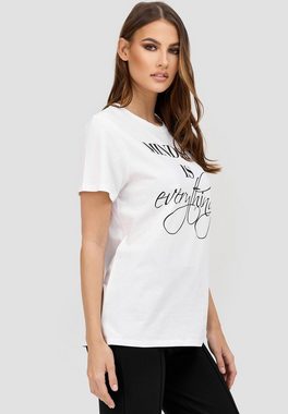 Cotton Candy T-Shirt CHANTALE mit großem Frontprint