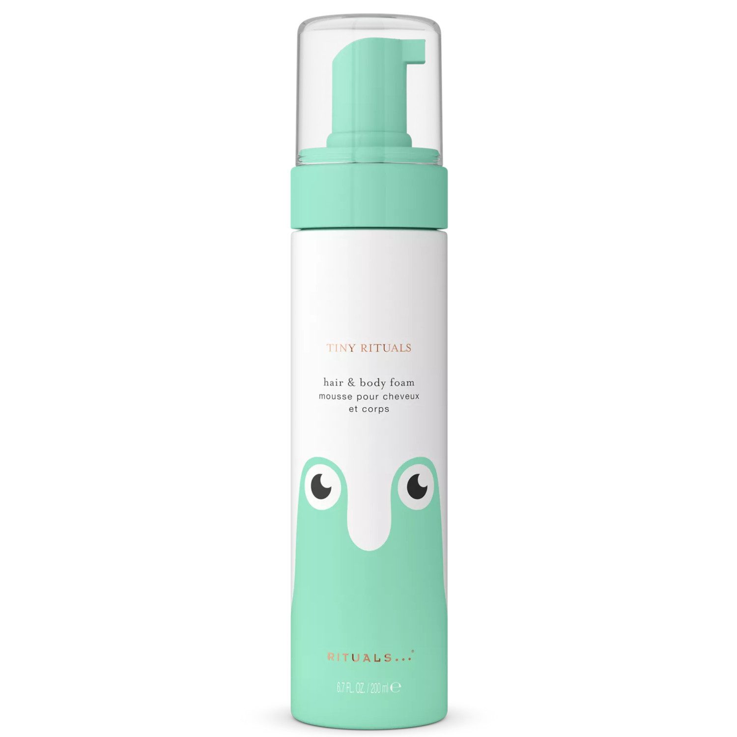 Rituals Duschschaum Rituals Tiny Rituals Hair & Body Foam 200 ml – Baby-Waschschaum, 1-tlg., Tränenfrei 2-in-1 10 Inhaltsstoffe Vegan 200 ml