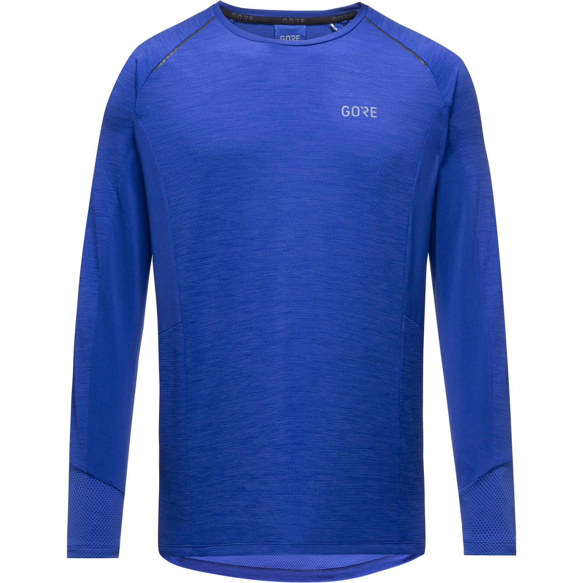 Long-sleeve GORE® Shirt Gore M Herren Ultramarine Blue Wear Langarmshirt Energetic