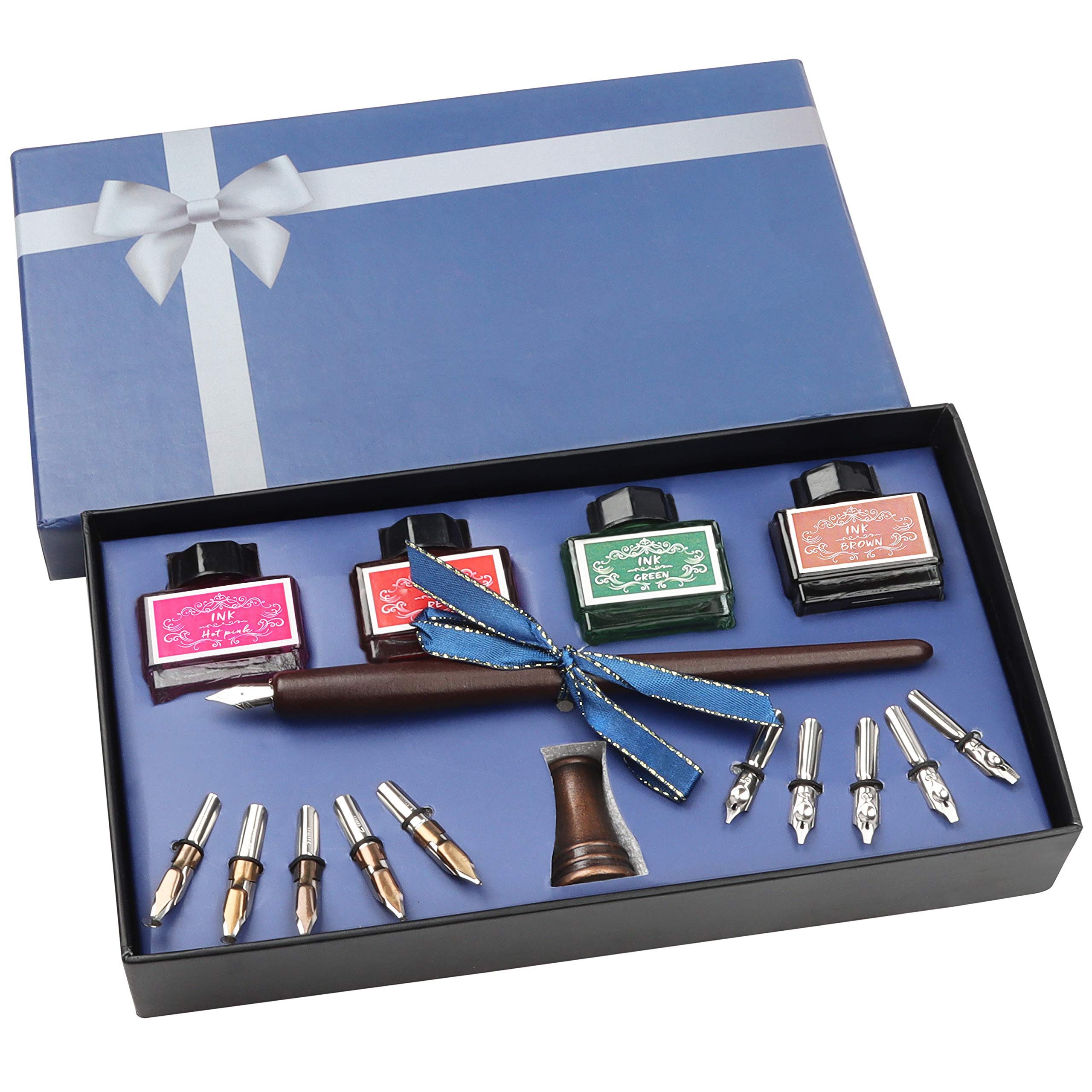 Belle Vous Kalligraphie-Stift Holz Kalligraphie Set mit 16 Teilen, (16-tlg)