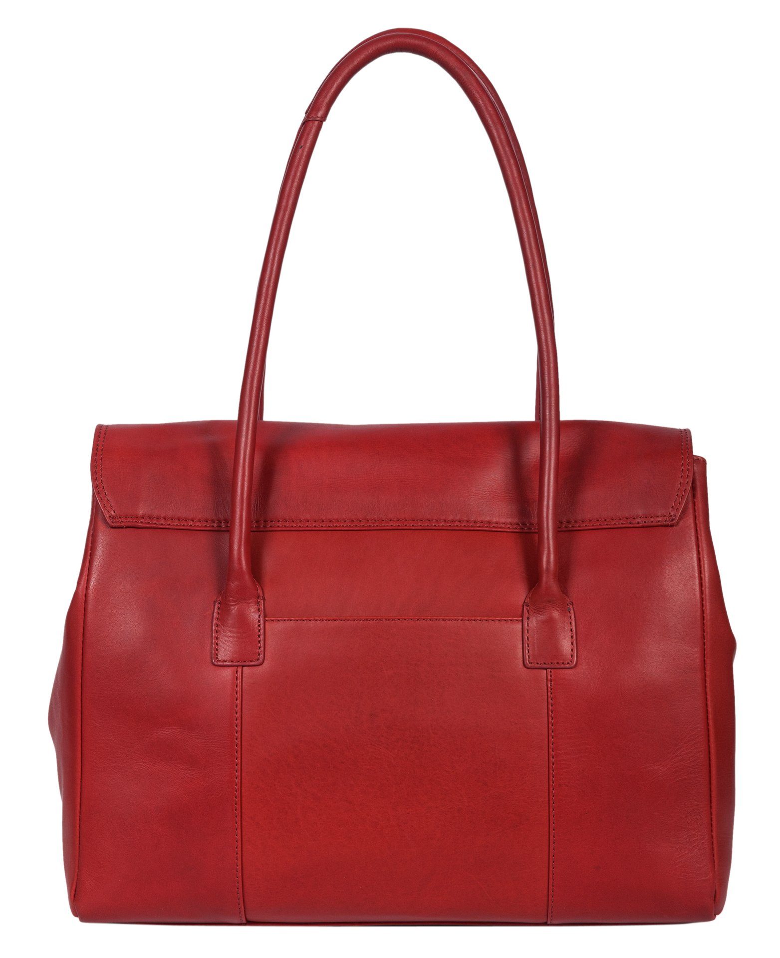 Benthill Henkeltasche Damen Echt Leder Handtasche Umhängetasche Vintage Bag Shopper, Reißverschlussfach