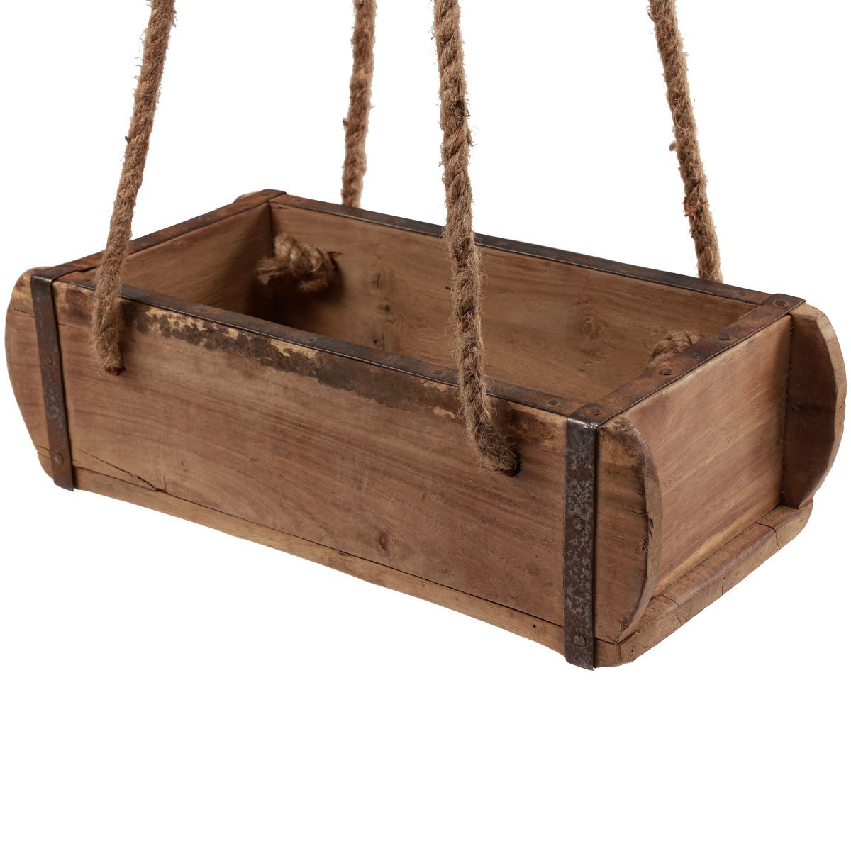 Viana Blumenampel Blumenampel Holz Upcycling Ziegelform günstig online kaufen