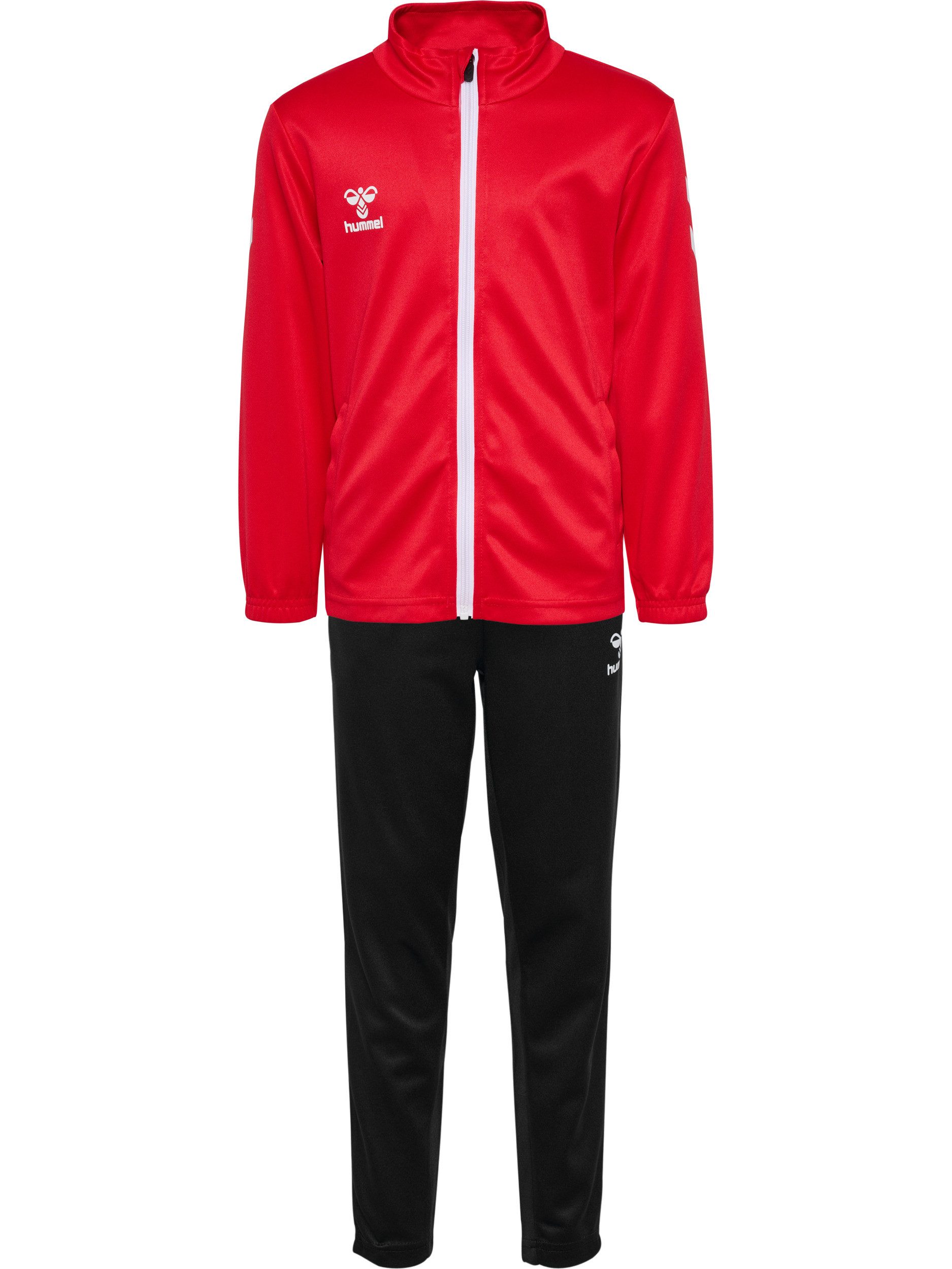 hummel Trainingsanzug HMLLOGO SUIT KIDS (2-tlg), 2-teiliges Set, mit Reißverschluss, pflegeleicht, aus Polyester – Bild 4 von 5
