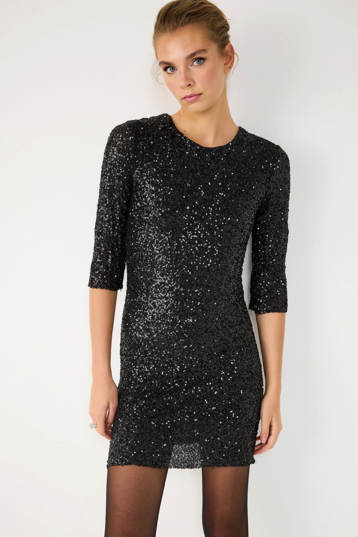 No Matter What Minikleid Minikleid mit Paillettenstickerei