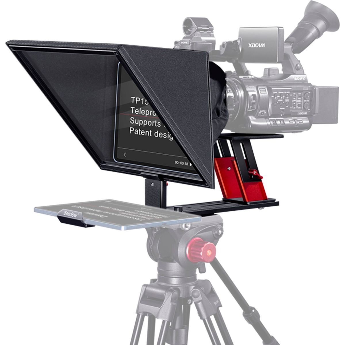 Desview LED Studiobeleuchtung TP150 Teleprompter
