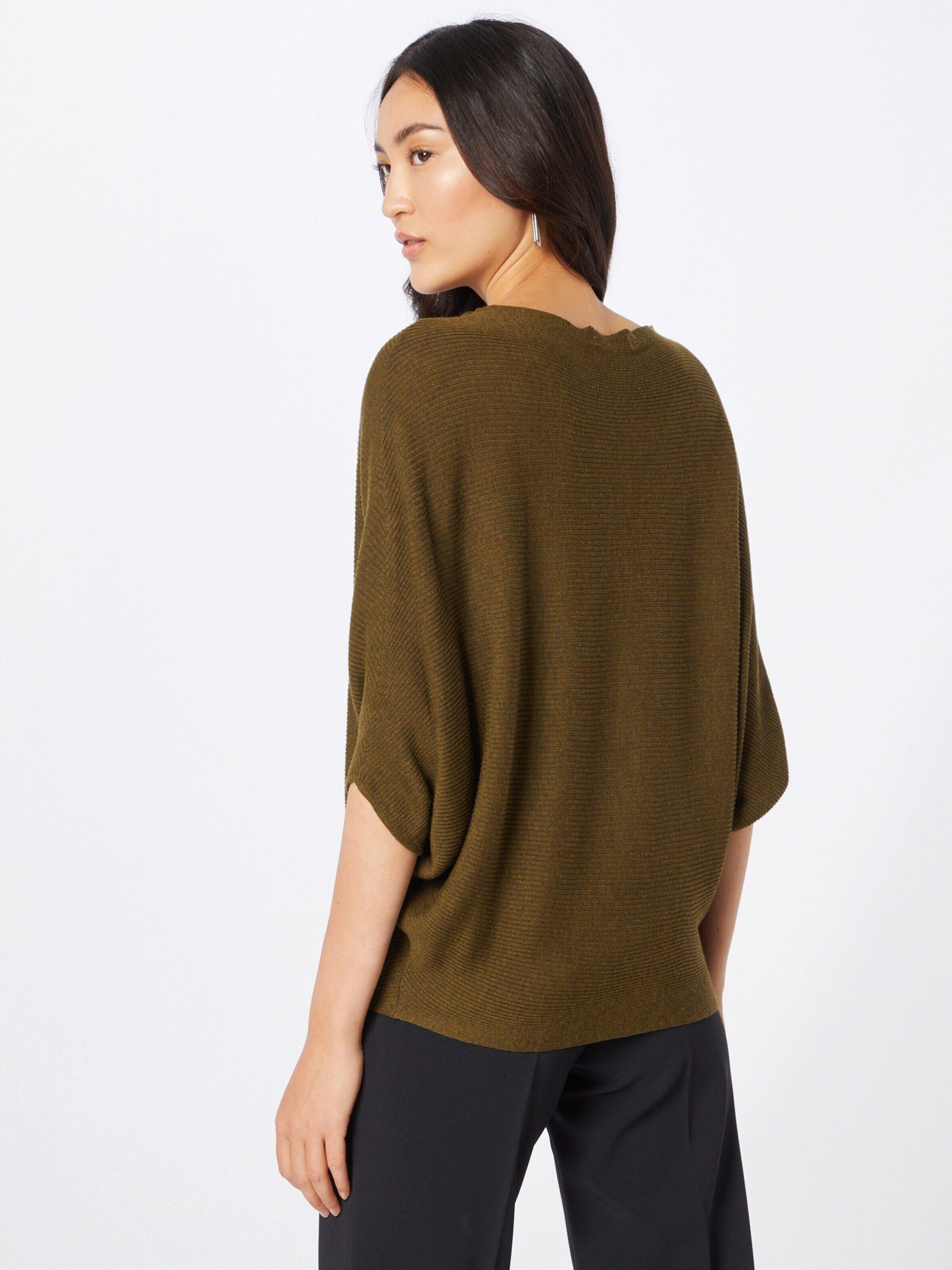 JDY Strickpullover Plain/ohne Details New Dark (1-tlg) Behave Olive