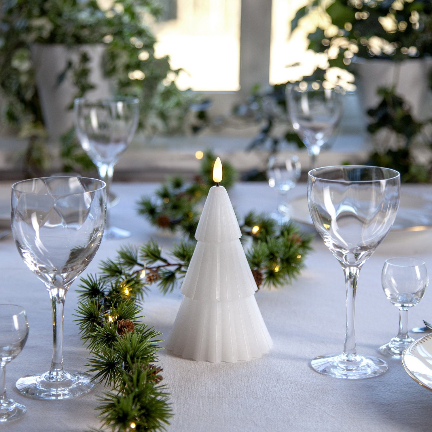 MARELIDA LED-Kerze LED Kerze Tannenbaum Echtwachs günstig online kaufen