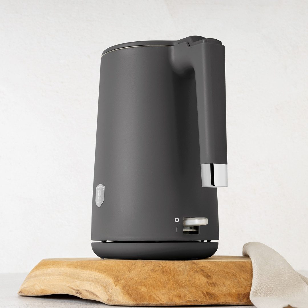 Berlinger Haus Wasserkocher Anthrazit Matt, 1,7 l, 1800 W, Schnellheizfunktion