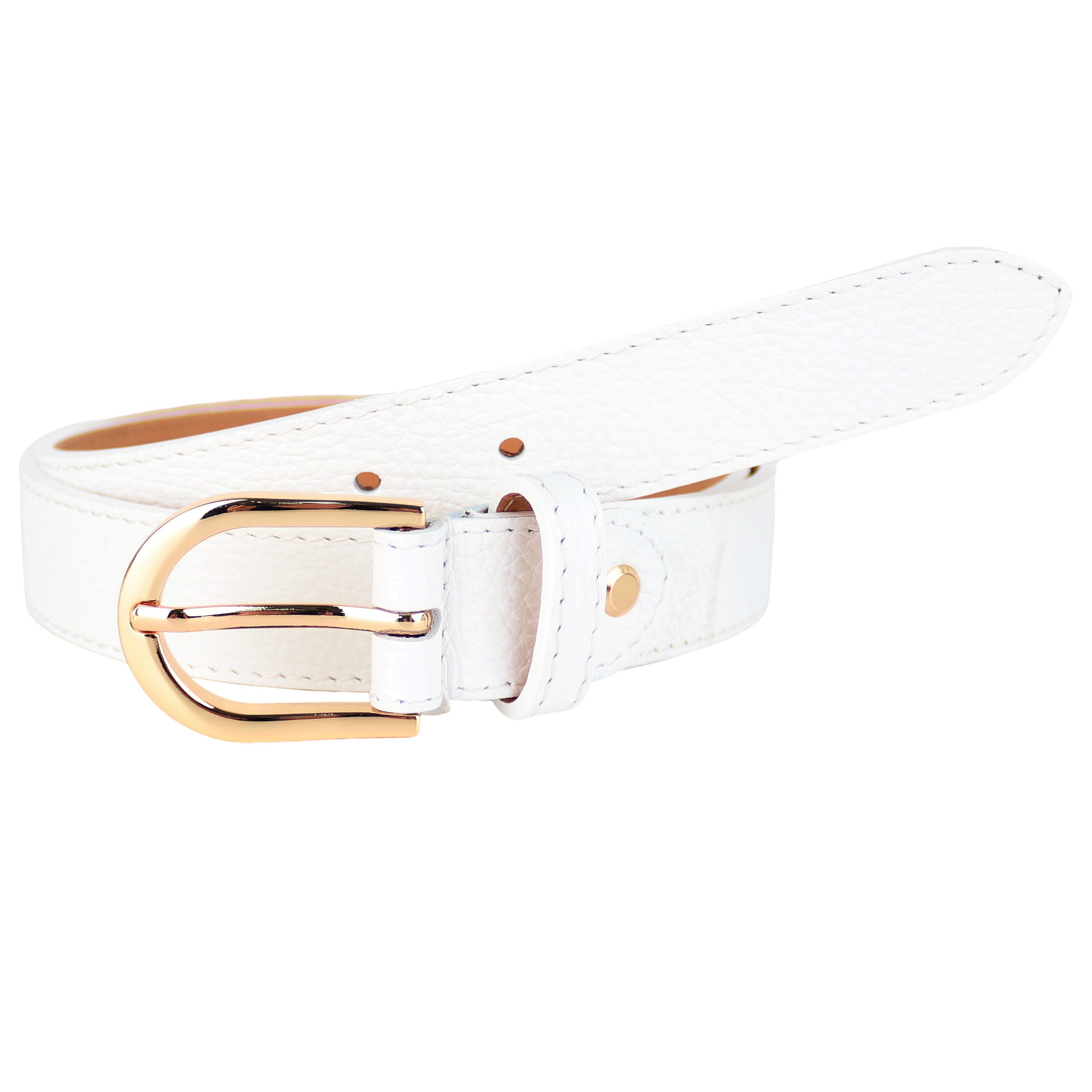 MIRROSI Ledergürtel Damen Herren Gürtel, Made in Italy, 3cm breit (Passt fast zu jeder Hosenschlaufe, aus Echtem Leder)