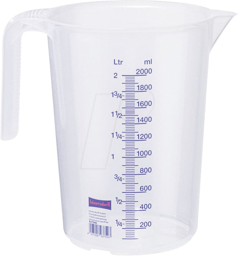 hünersdorff Messbecher hünersdorff Messbecher transparent