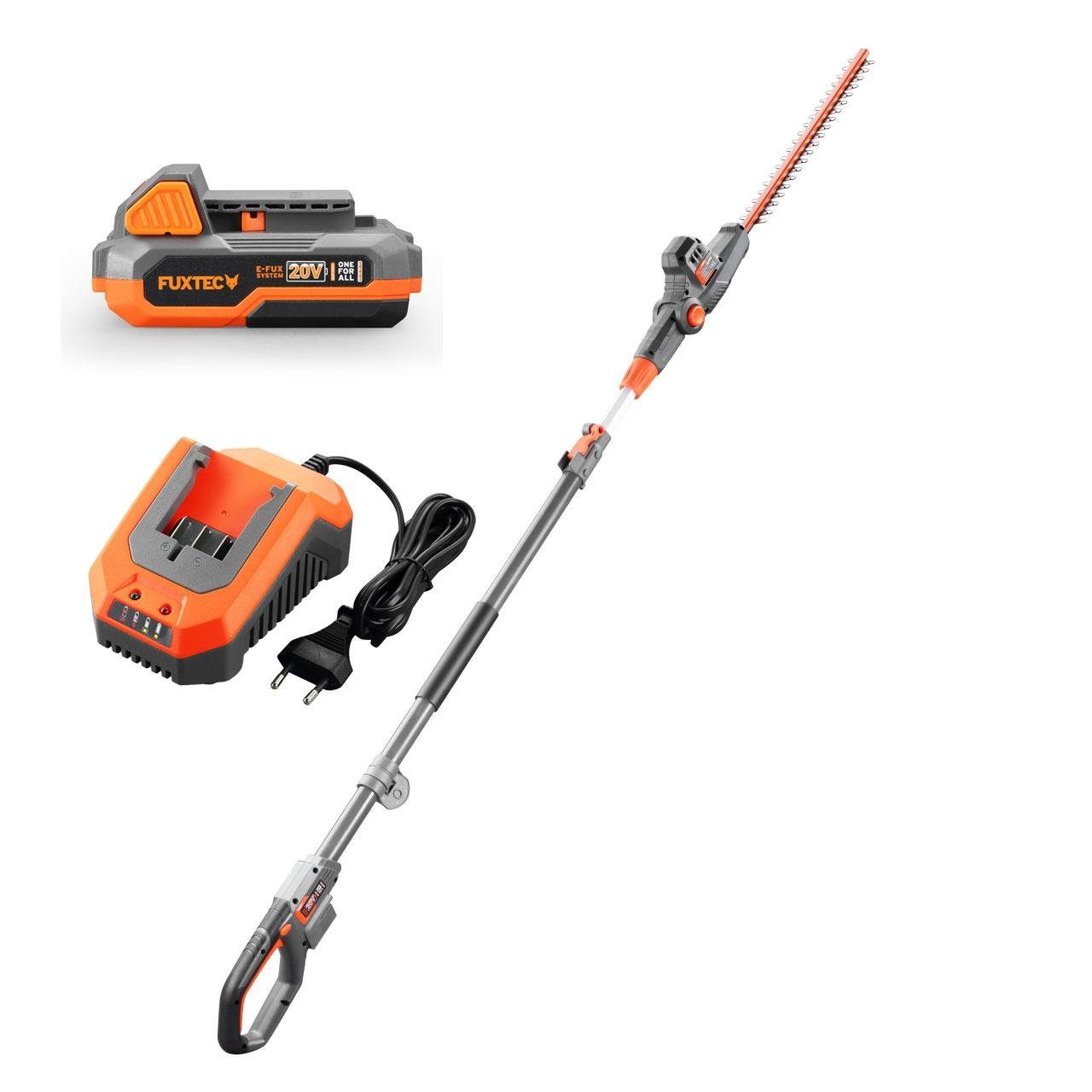 FUXTEC Akku-Heckenschere FX-E1HH20-SET, 2Ah-Akku, 25cm Scherenlänge, 20V, m günstig online kaufen