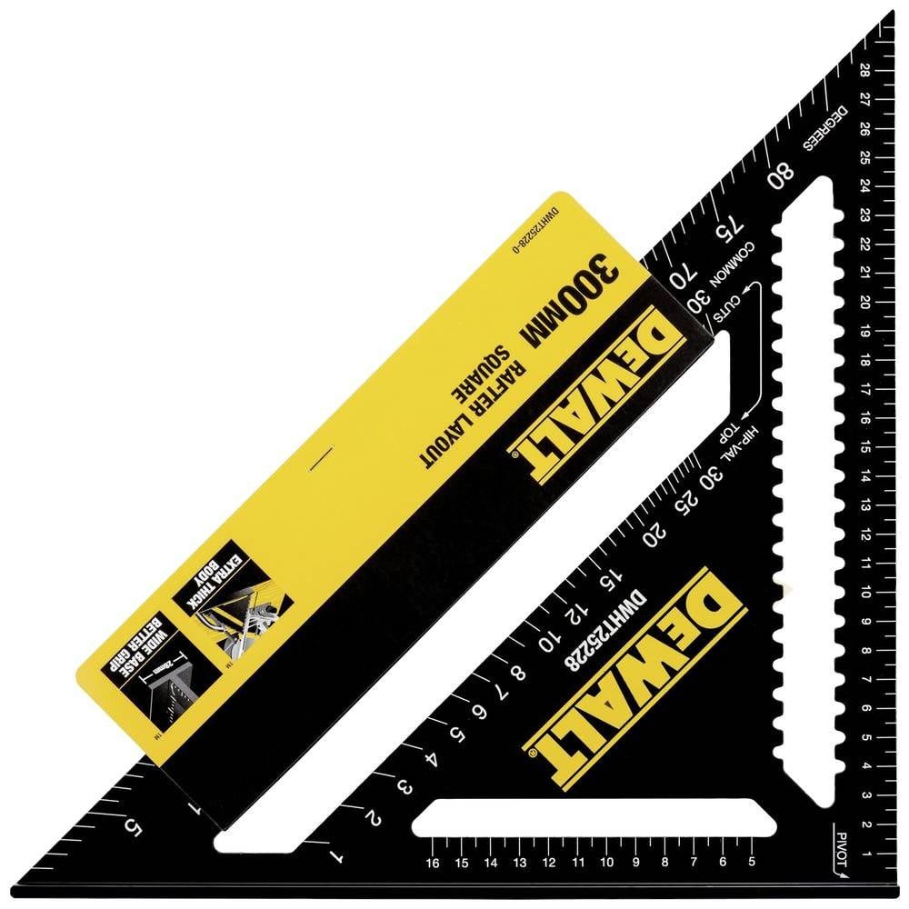 DeWalt Winkelmesser Speed Square-Anschlagwinkel 30cm DWHT25228-0