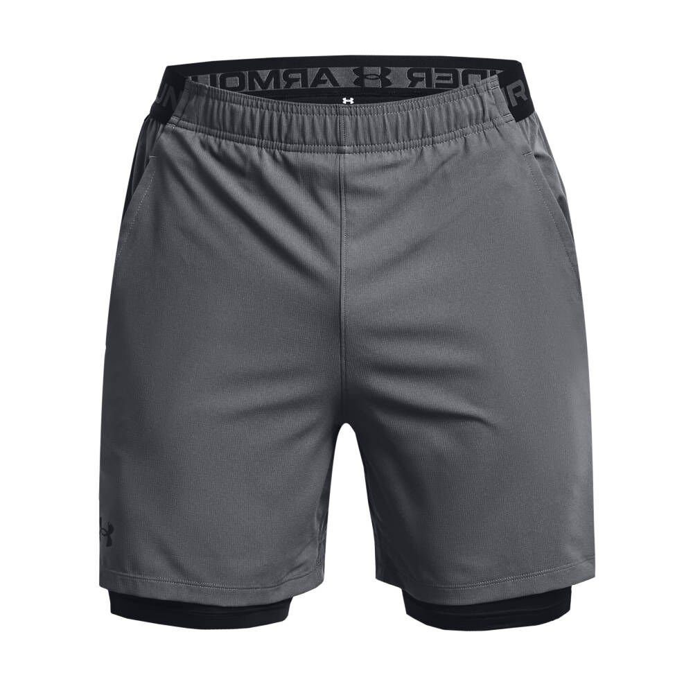 Under Armour® Trainingsshorts Herren Trainingsshorts VANISH WOVEN 2 IN 1 (1-tlg) grau (231)